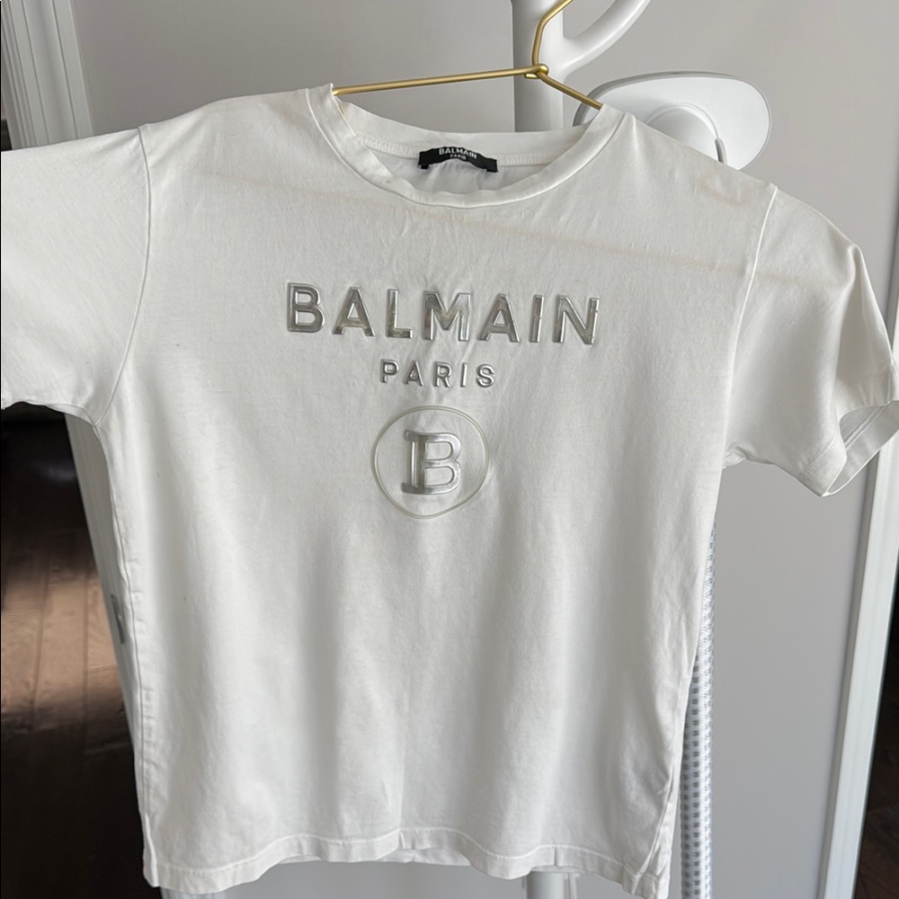 Balmain Kids White T-Shirt